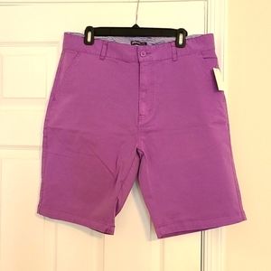 Brand New with tags Urban Boundaries Men's Purple Chino Shorts 34 waist NWT